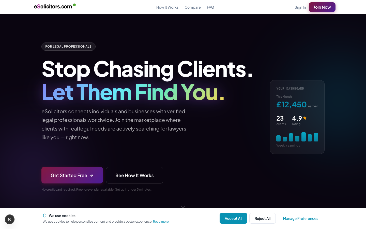 eSolicitors Homepage
